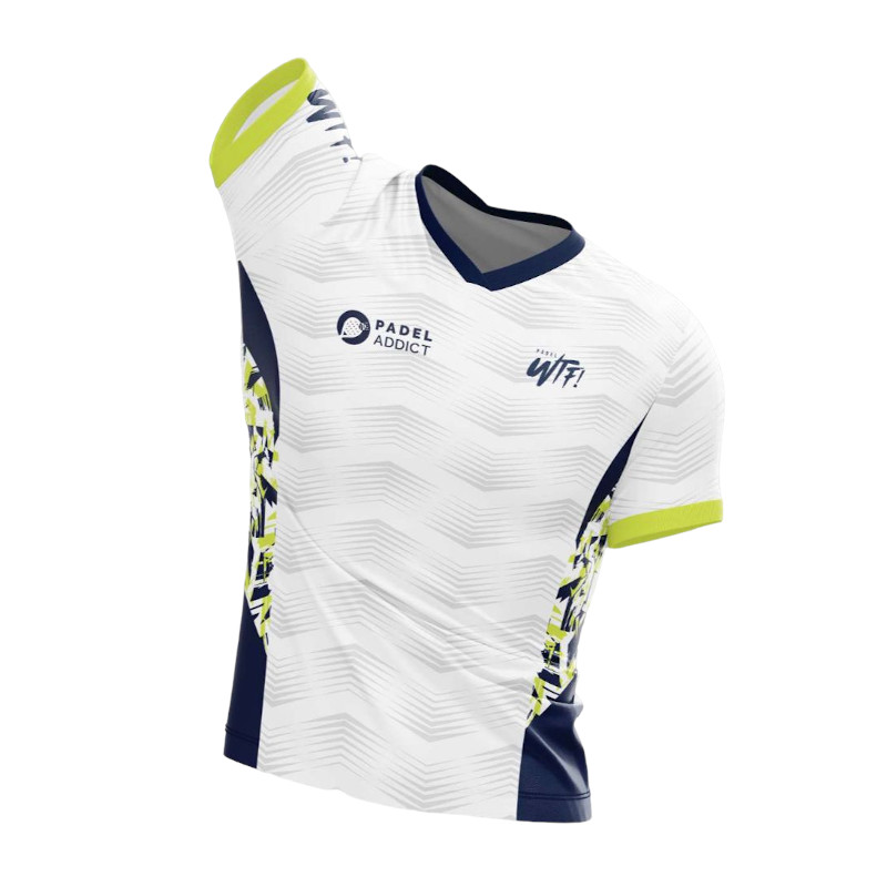 Camiseta Padel Addict blanca - Frontal
