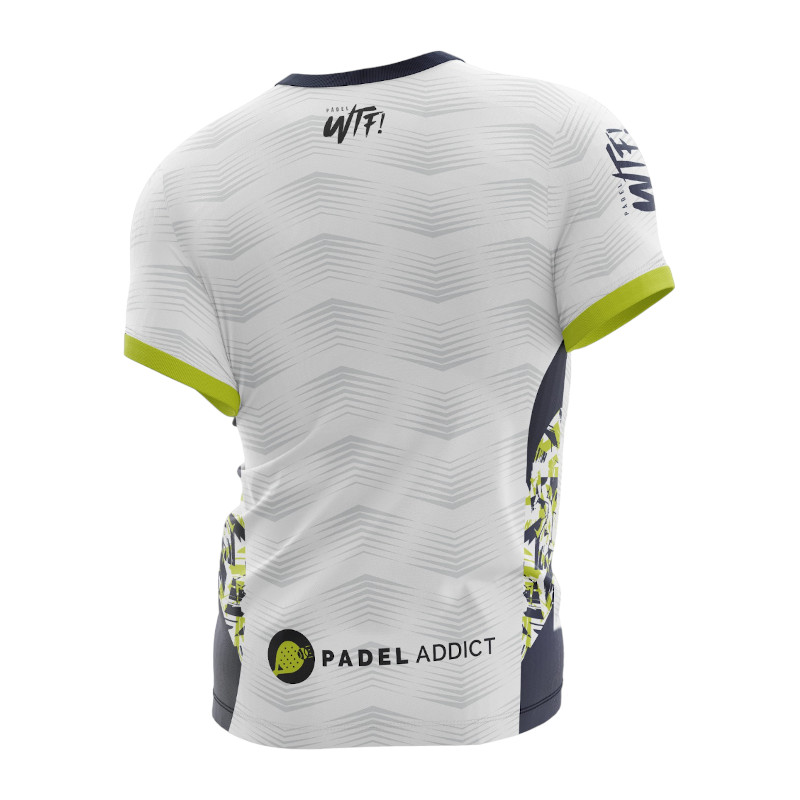 Camiseta Padel Addict blanca - Trasera