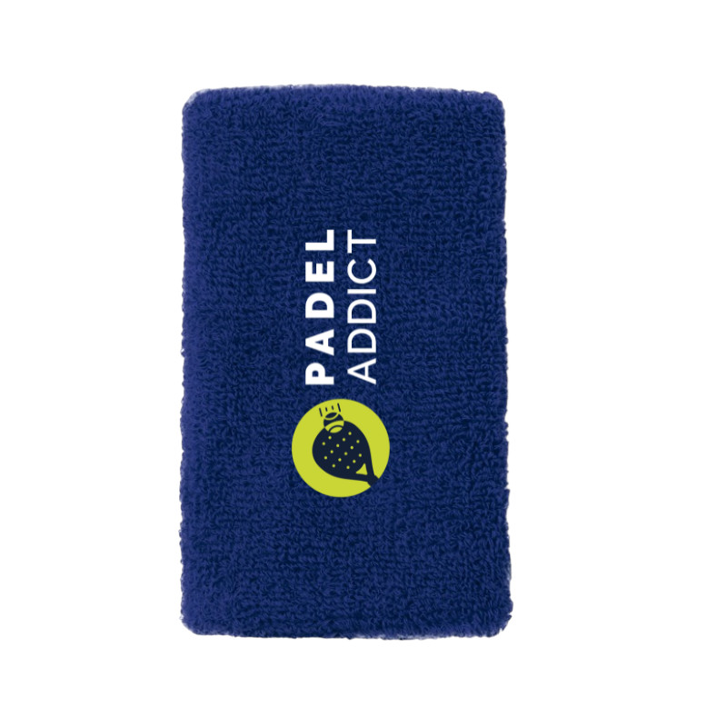 Muñequera Padel Addict azul
